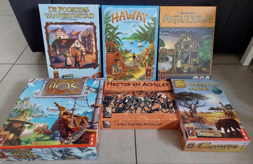Pakket gezelschapspelletjes, Hobby en Vrije tijd, Gezelschapsspellen | Bordspellen, Vijf spelers of meer, Ophalen, Zo goed als nieuw