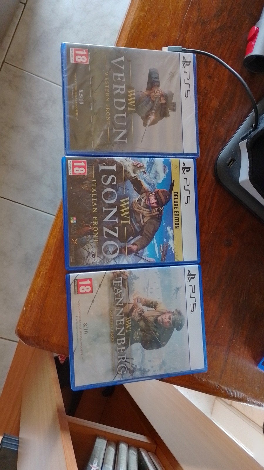 3 spelletjes, Ophalen