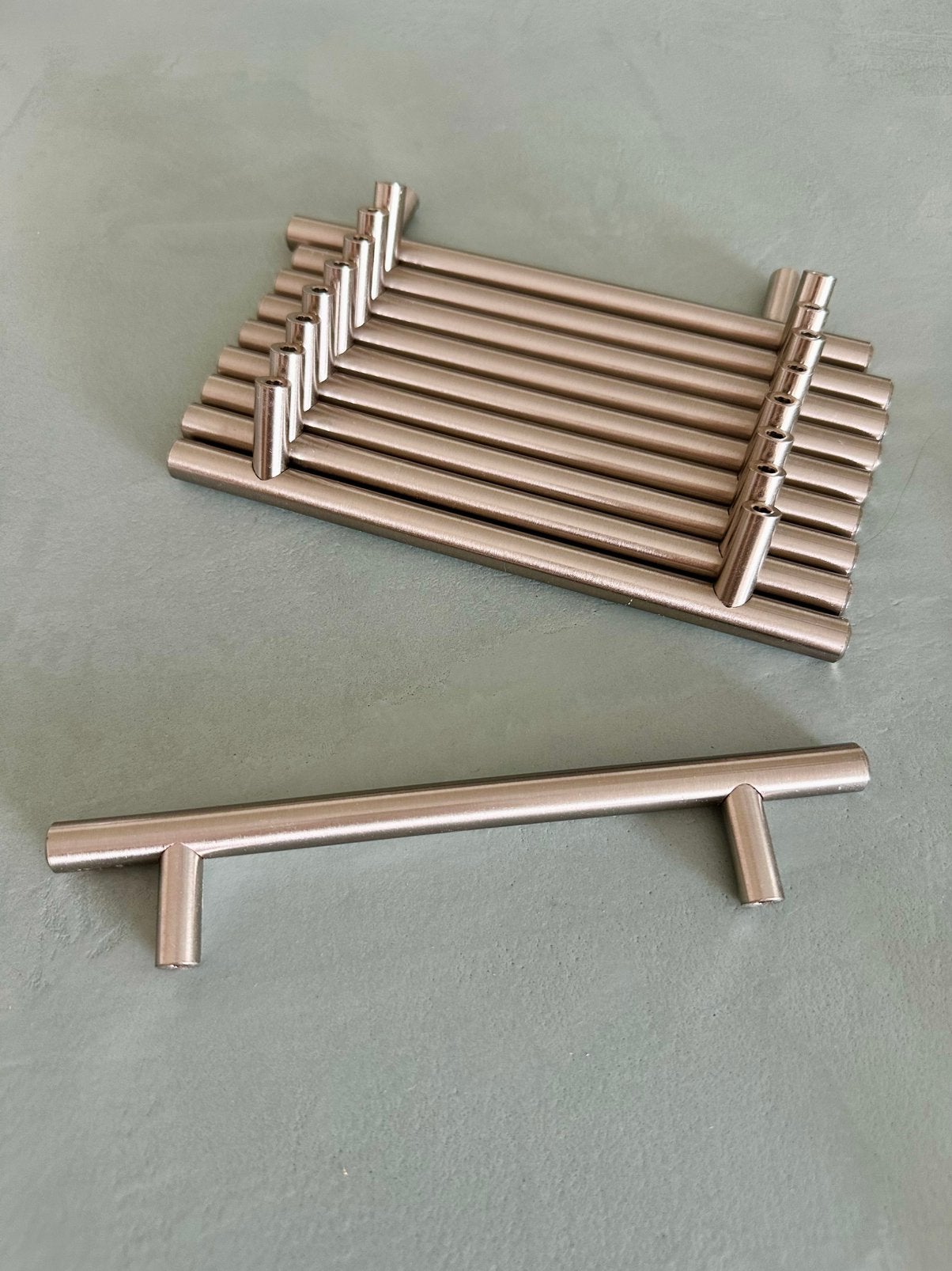 Handgrepen inox hartmaat 128mm - 16 stuks, Ophalen of Verzenden, Nieuw