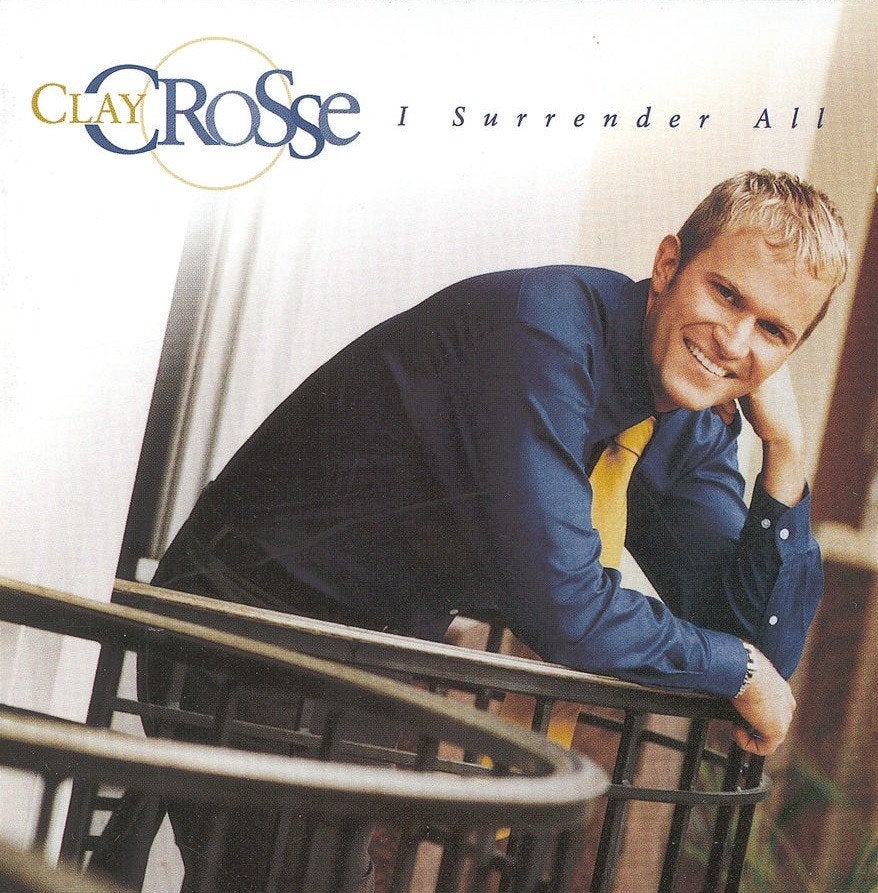 VENTE DE CD CLAY CROSSE - I Surrender All, Envoi, Gospel