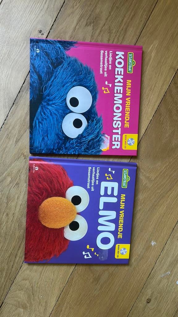 Kinderboeken Sesamstraat met cd, Ophalen, Zo goed als nieuw