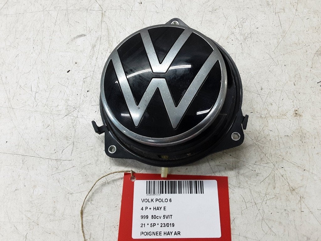 POIGNEE COFFRE / HAYON ARRIERE Polo VI (AW1) (5G6827469F), Autos : Pièces & Accessoires, Carrosserie & Tôlerie, Volkswagen, Utilisé