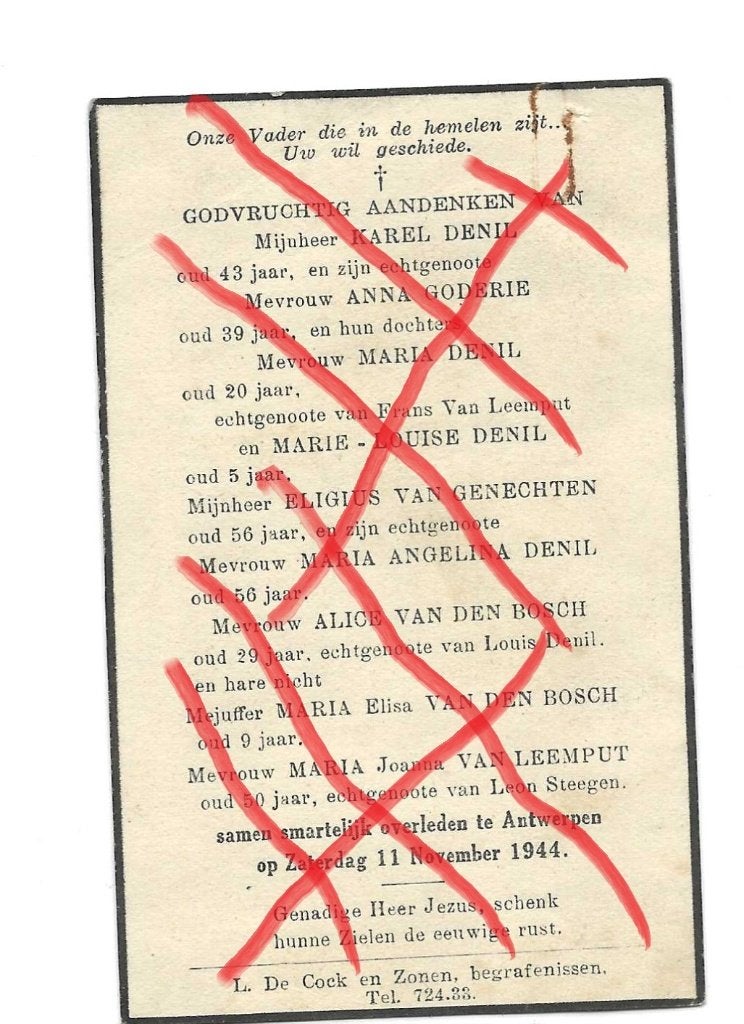 V1 V2 Antwerpen Stad Slachtoffers Bevrijding Hitler Haven, Envoi, Autres types
