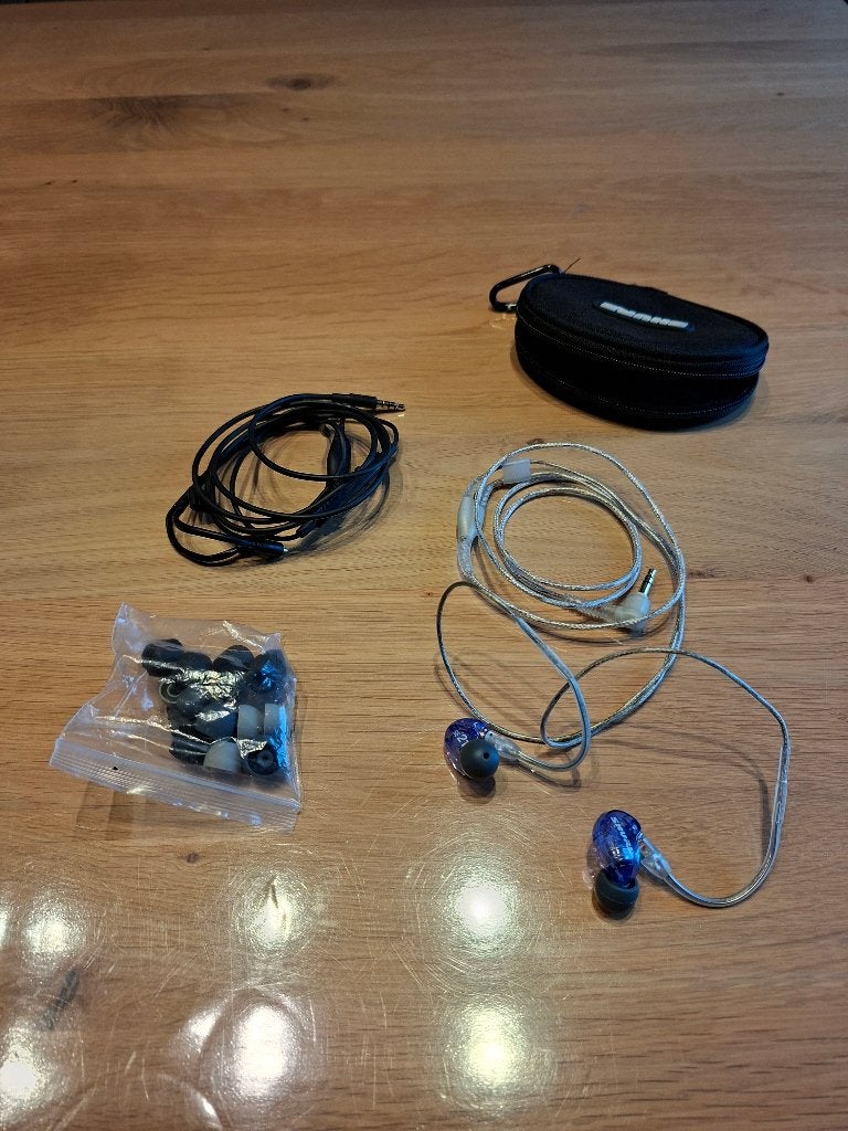 Shure SE215, Enlèvement ou Envoi, Comme neuf, Violet, Shure