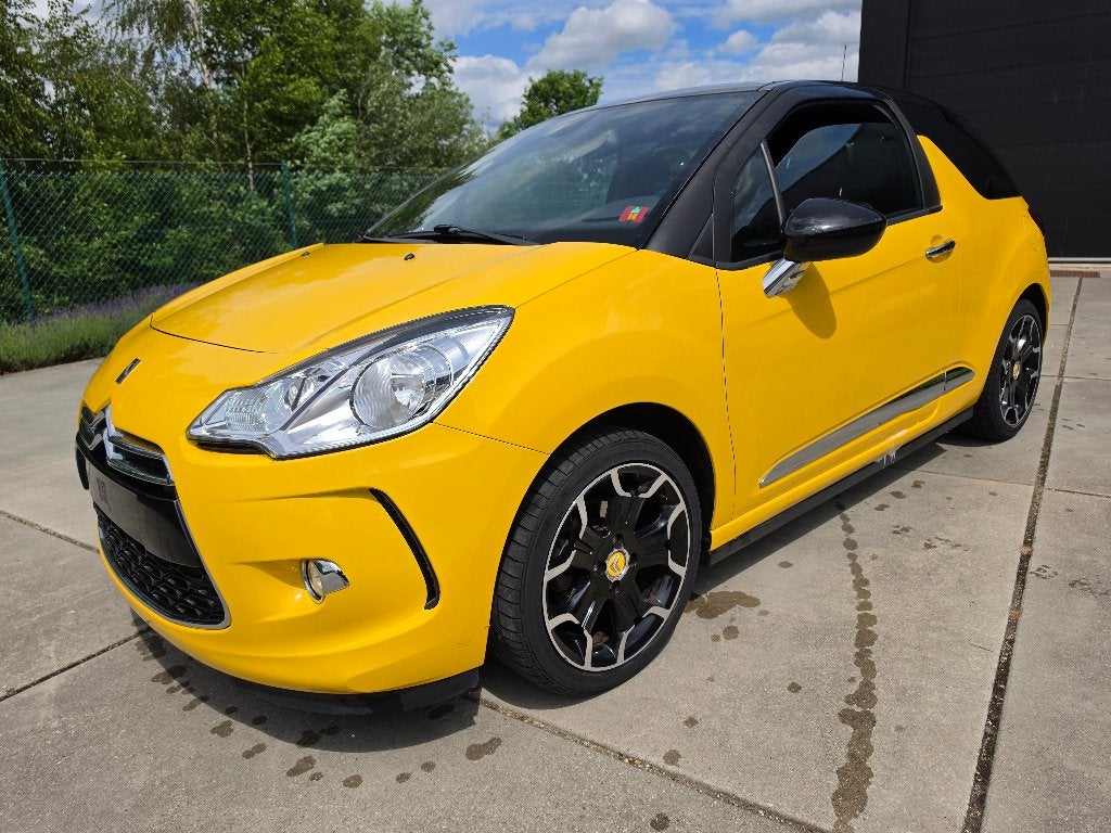 Citroen DS3 1.6 VTI Automaat Airco, Navi + Garantie, Autos, Citroën, Euro 5, Achat, Entreprise, Jaune