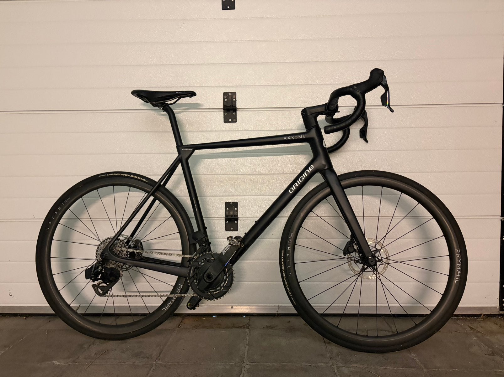 Vélo de route noir : Origine Axxome GTO (L), Vélos & Vélomoteurs, Autres marques, Enlèvement, 28 pouces, Plus de 20 vitesses
