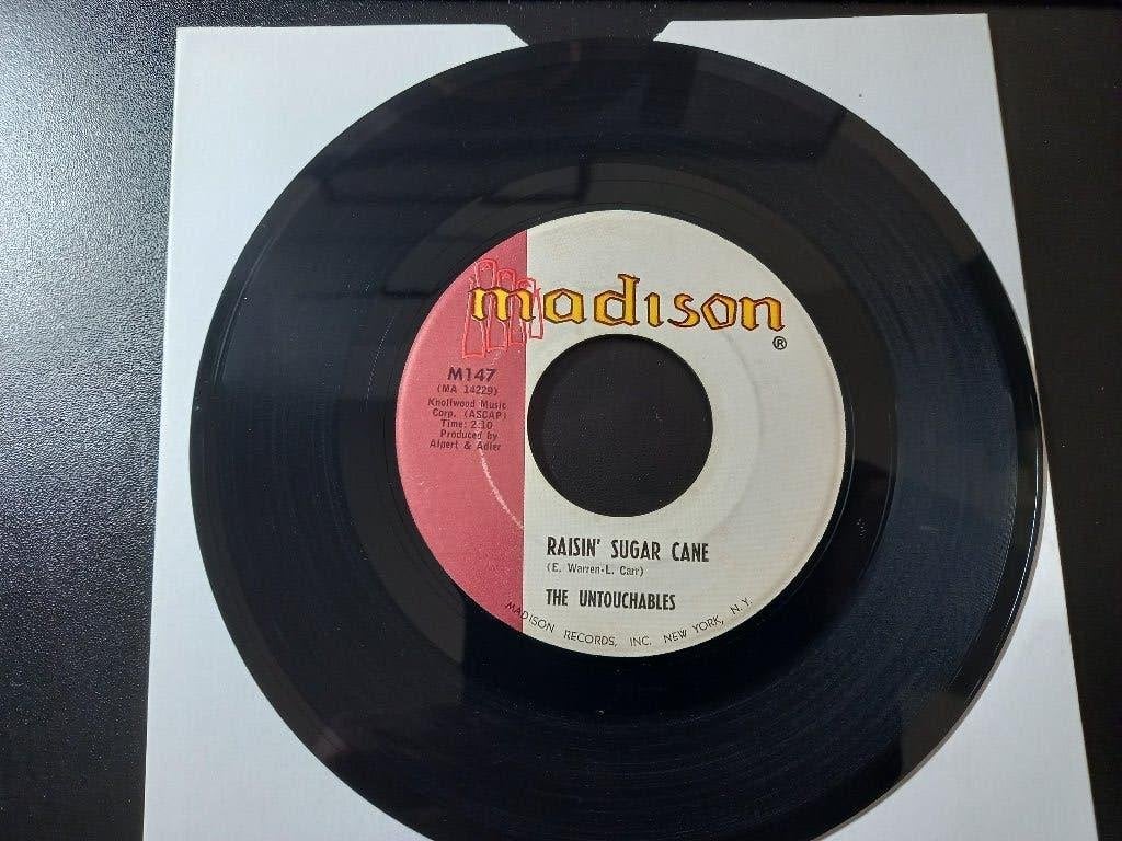 The Untouchables - Raisin' Sugar Cane '7 Popcorn ", Comme neuf, Housse de protection extérieure, Autres types, R&B et Soul