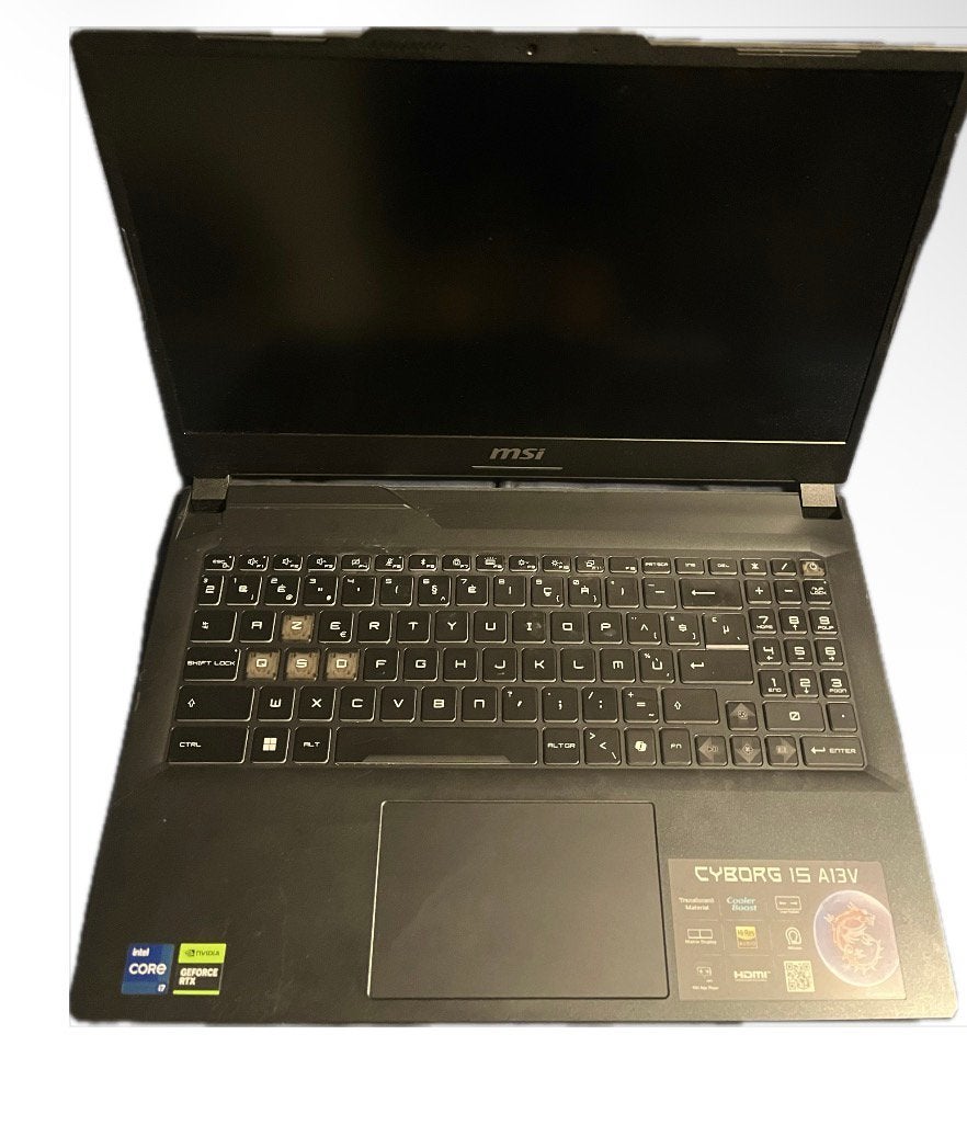 MSI Cyborg 15 gaming laptop – RTX 4060 – i7 – 16GB RAM, Met videokaart, 15 inch, Verzenden, Zo goed als nieuw