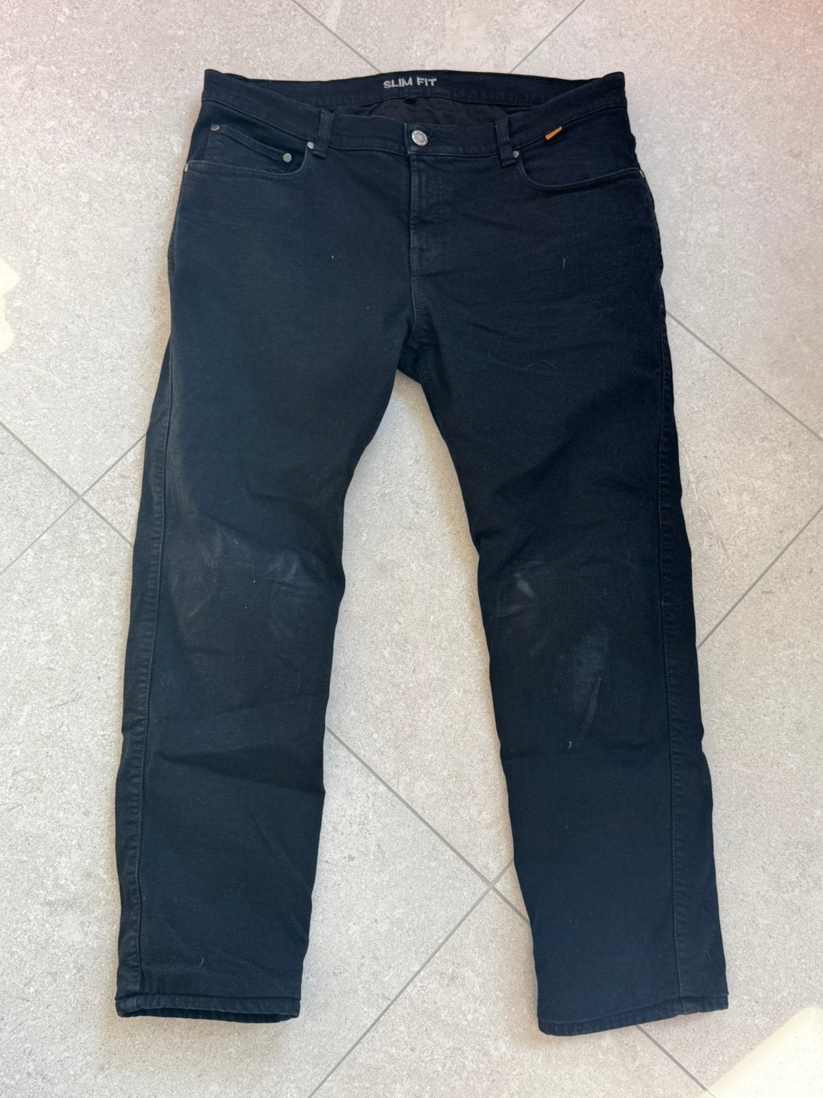 Richa motojeans slim fit zwart 40L32 US, Motoren, Ophalen of Verzenden