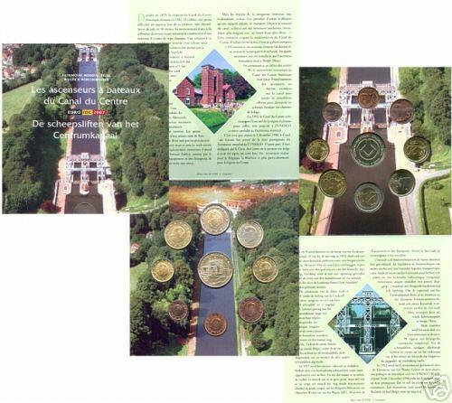 Belgique : Coffret  2007 de l'euro - Ship Lift (8 pièces), Timbres & Monnaies, Monnaies | Belgique, Envoi, Série