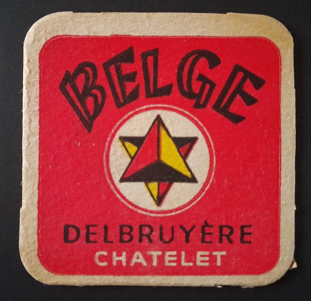 Brasserie Delbruyere Chatelet Sous Bock Petit modèle, Collections, Envoi, Utilisé, Sous-bock, Autres marques