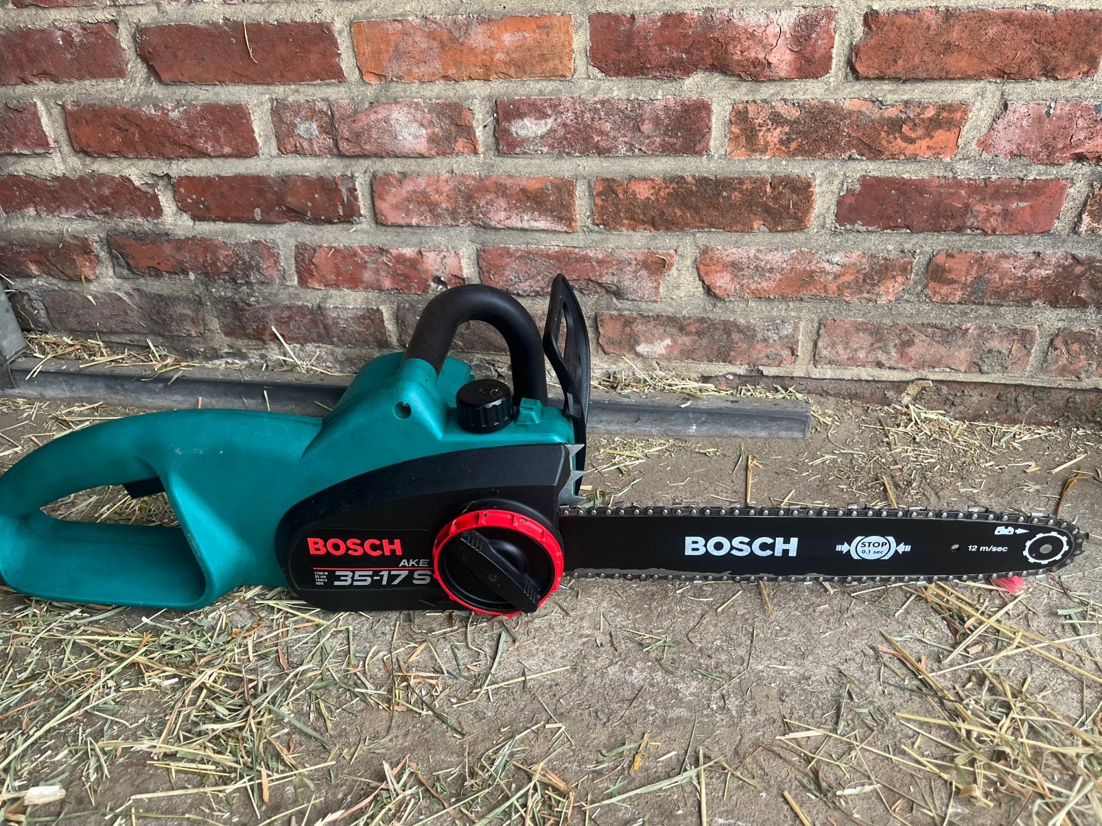 Bosch elektrische kettingzaag 230v, Ophalen, Gebruikt