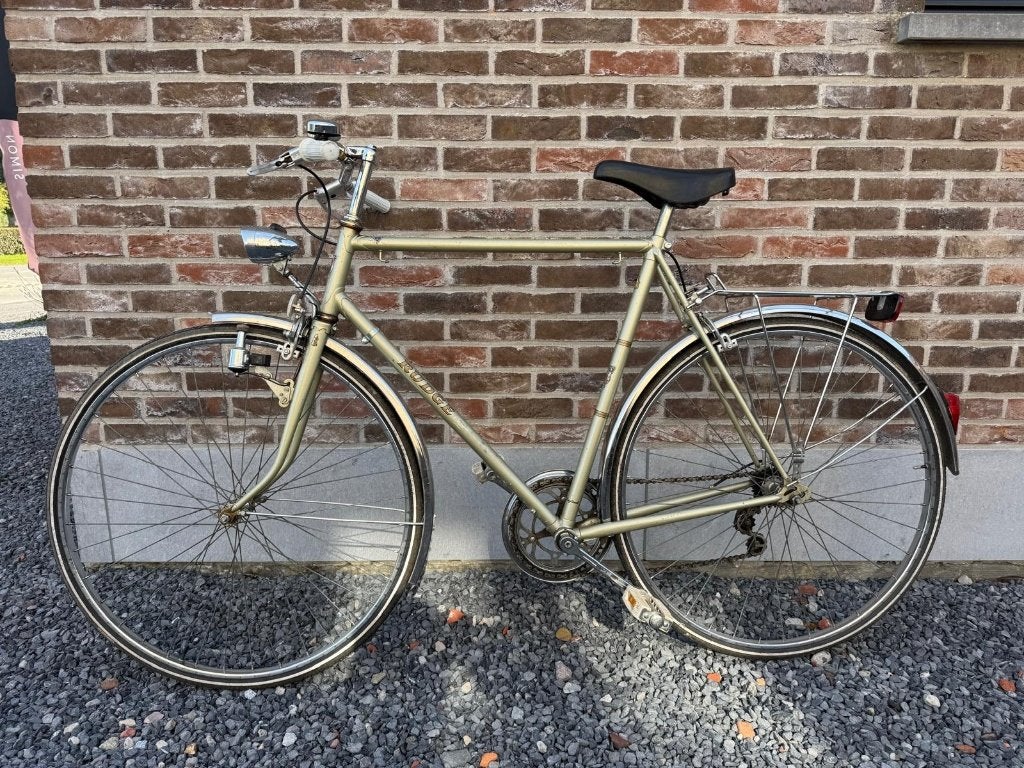 Retro herenfiets, Autres marques, Vitesses, Frein sur jante, 49 à 53 cm
