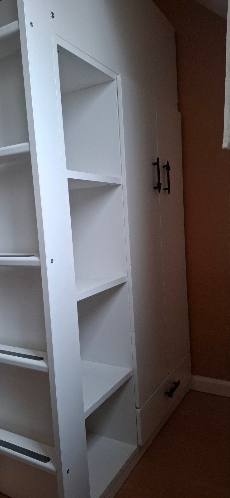 hoogslaper met bureau, Ophalen, Gebruikt, Hoogslaper