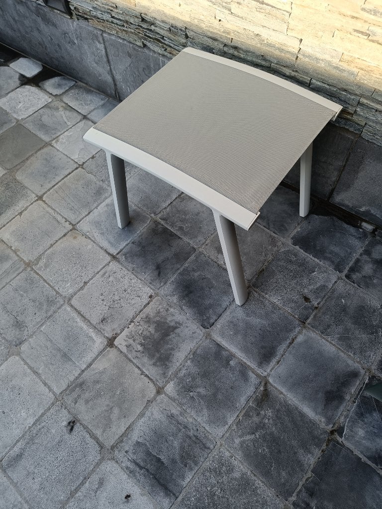 3 bijzetstoeltjes merk casteline, Jardin & Terrasse, Chaises de jardin, Enlèvement, Comme neuf, Textilène