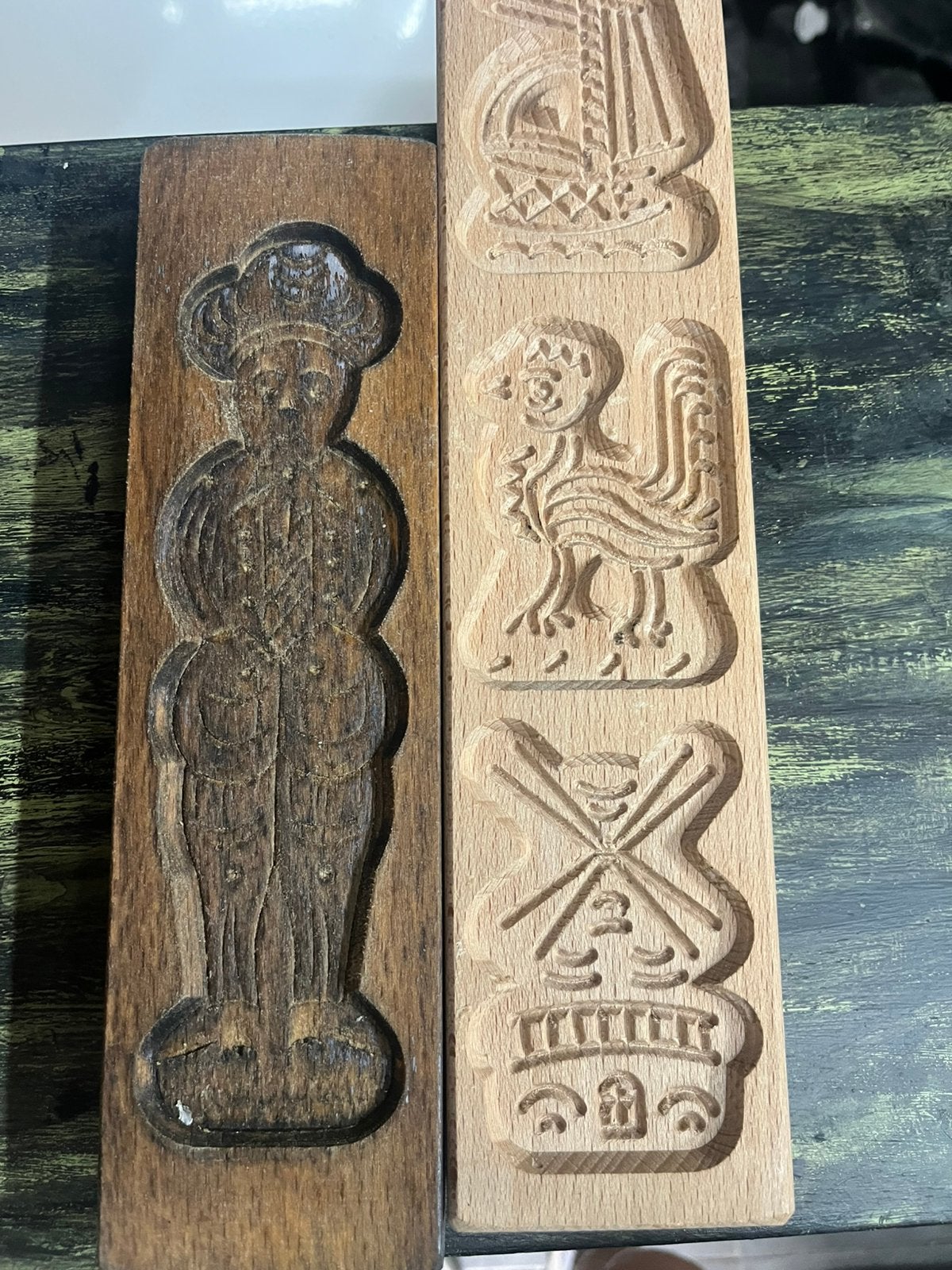 2x speculaas mal, Antiek en Kunst, Ophalen