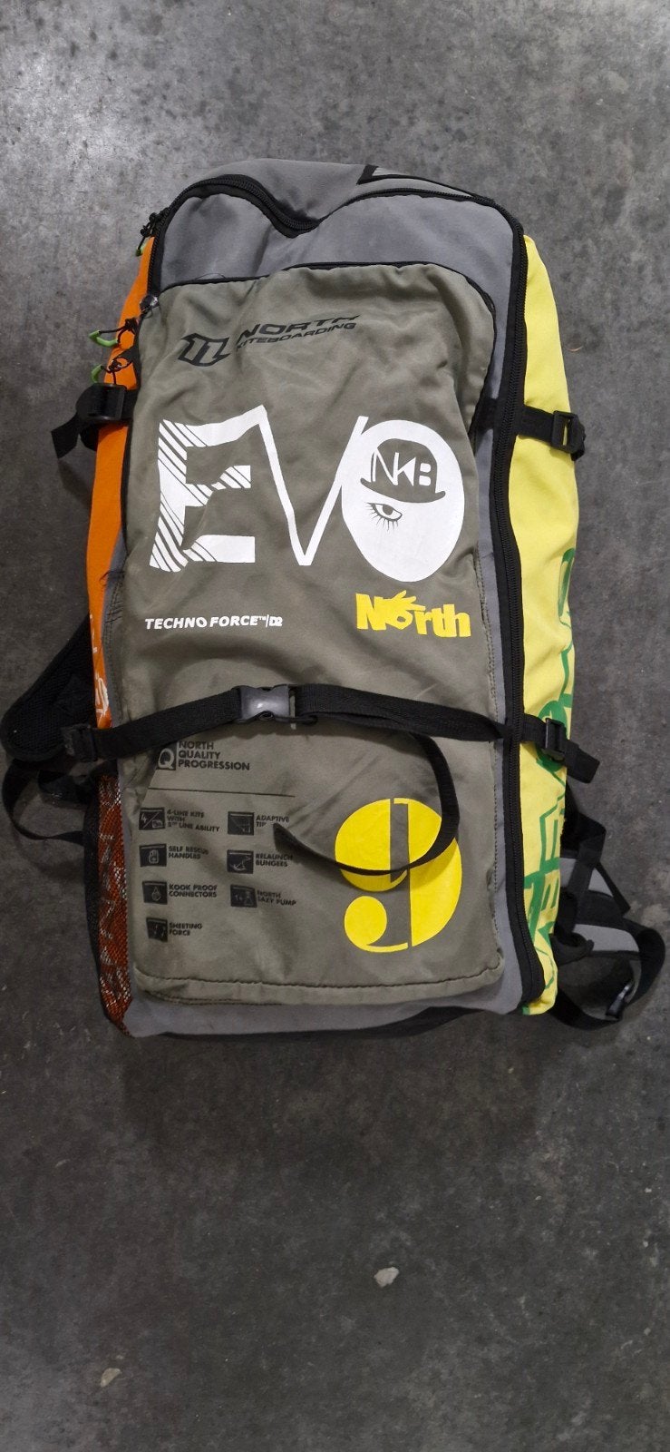 Kite 9m, Ophalen, Kite