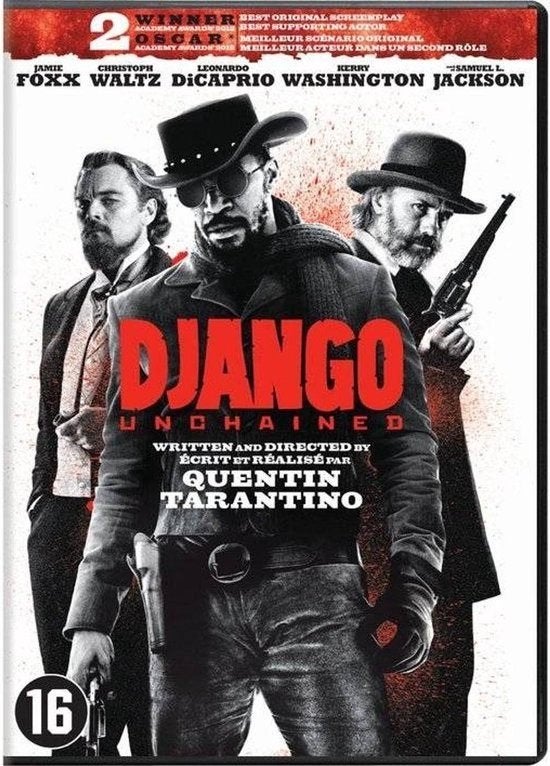 django unchained (j fox,l dicaprio,s l jackson,waltz, Ophalen of Verzenden, Zo goed als nieuw