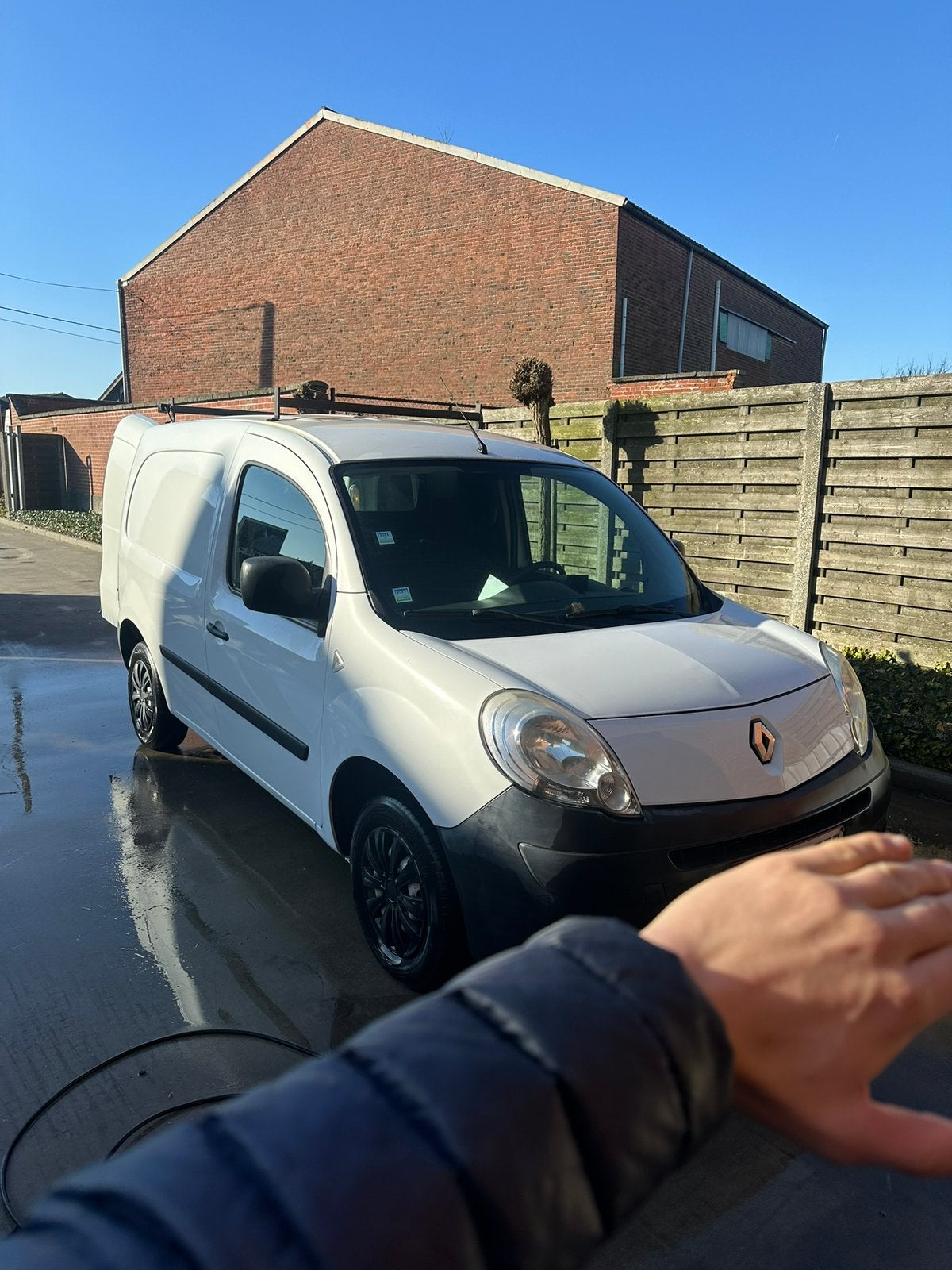 Renault kangoo, Auto's, Voorwielaandrijving, Zwart, Renault, Wit
