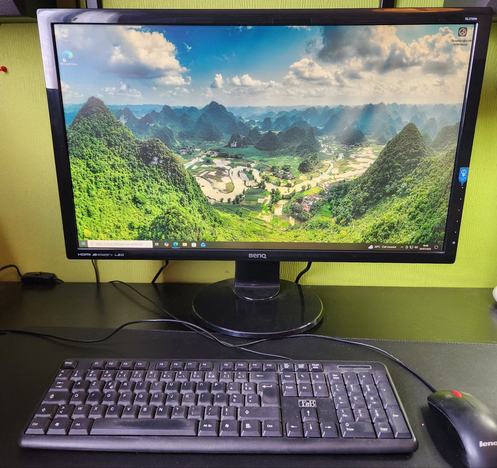 Ordinateur pc de bureau dell complet