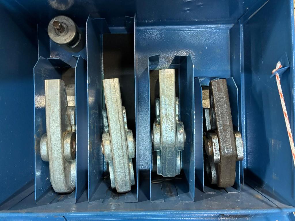 koffer met henco TH persbekken 16, 20, 26 & 32, Doe-het-zelf en Bouw, Gereedschap | Handgereedschap, Zo goed als nieuw, Ophalen of Verzenden