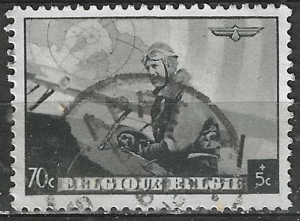 Belgique 1930 - Yvert/OBP 468 - Léopold III - Aviateur (ST), Envoi, Affranchi, Oblitéré, Maison royale