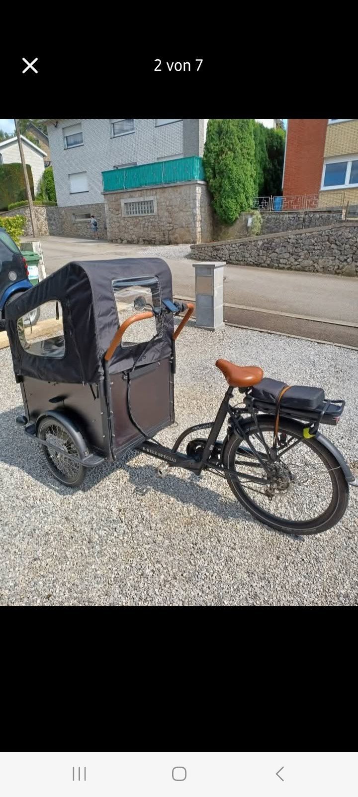 backfiets Vogue Troy, Gebruikt, 3 kinderen, Elektrisch, Trommelrem