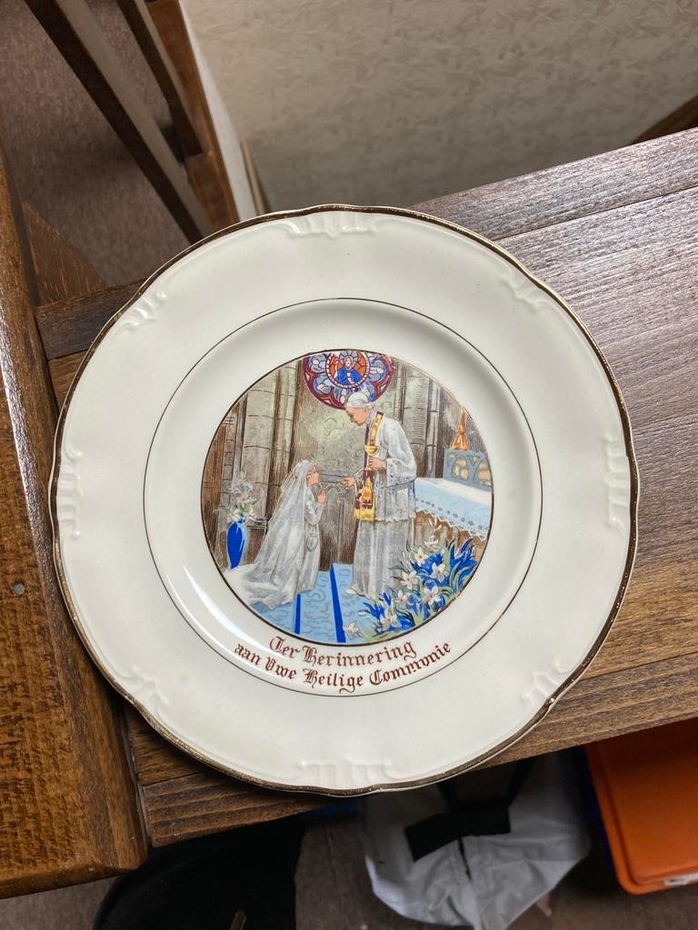 Ensemble de souvenirs complet en porcelaine Antique Boch, Antiquités & Art, Enlèvement ou Envoi