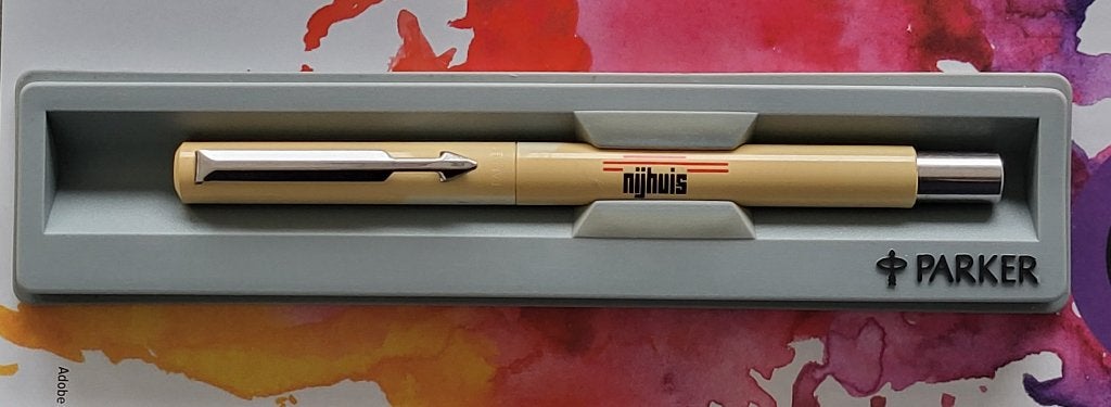 Vintage parker Rollerball, Collections, Enlèvement, Utilisé, Autres types, Avec boîte