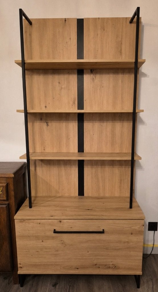 Boekenkast, Maison & Meubles, Enlèvement, Comme neuf, Avec porte(s)