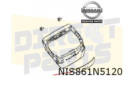 Nissan Leaf achterklepgreep (Acenta / N-connect / Tekna) (1/, -, Nieuw, Ophalen of Verzenden, Achter