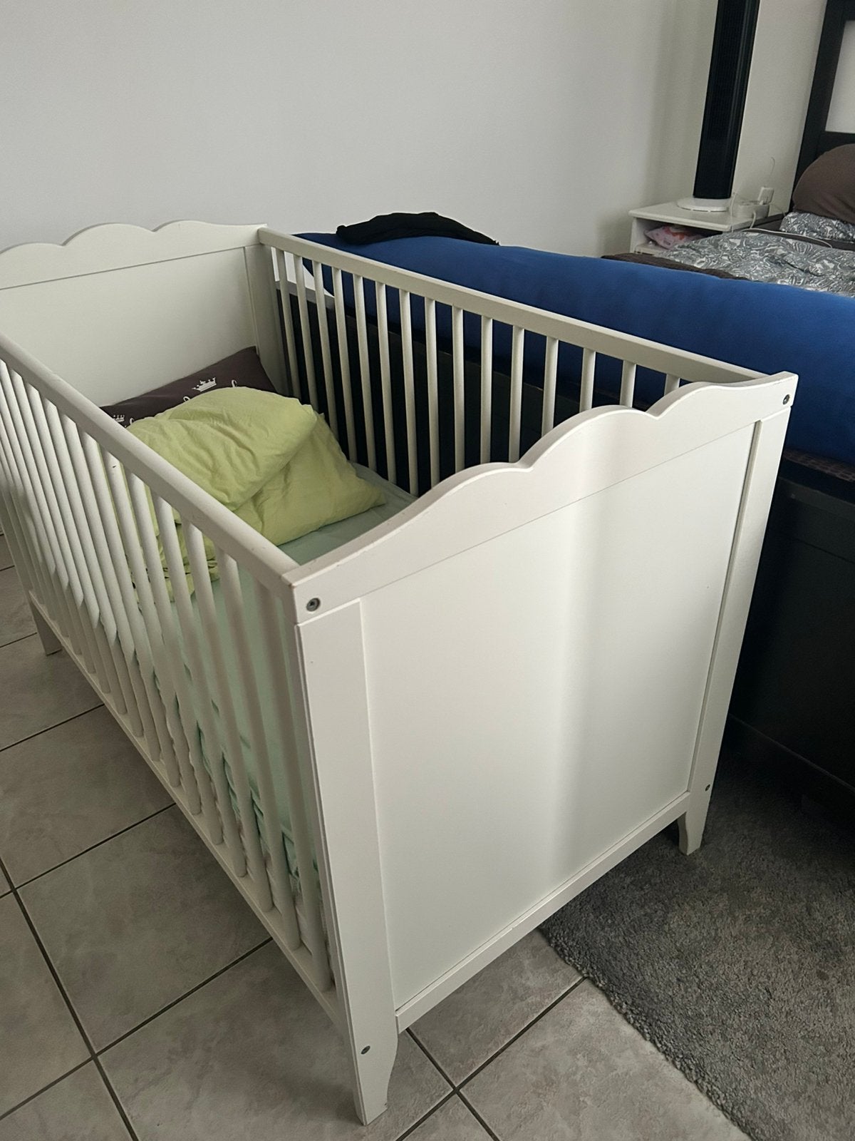Bed met tralies, Ophalen, Gebruikt