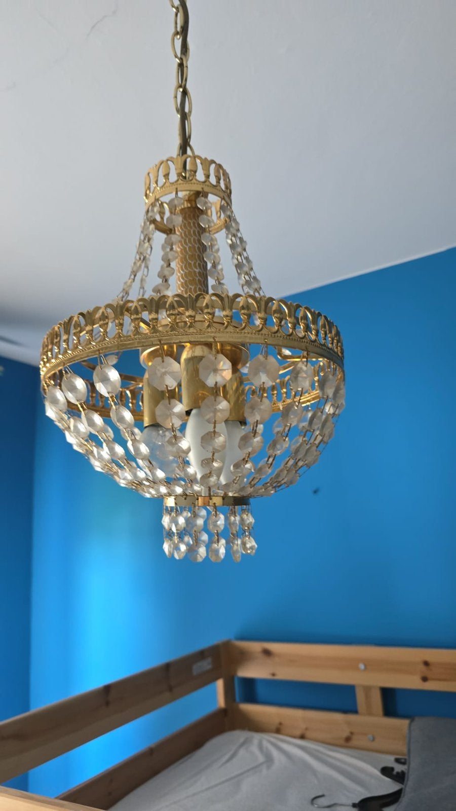 Luster, Huis en Inrichting, Lampen | Kroonluchters, Ophalen, Zo goed als nieuw