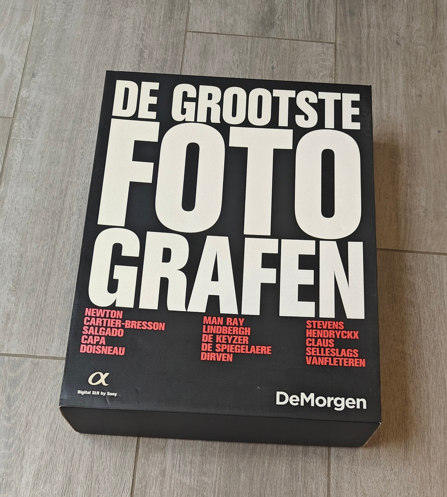 XL Verzamelbox 'De Grootste Fotografen' - De Morgen (Complee, Ophalen, Zo goed als nieuw, Non-fictie