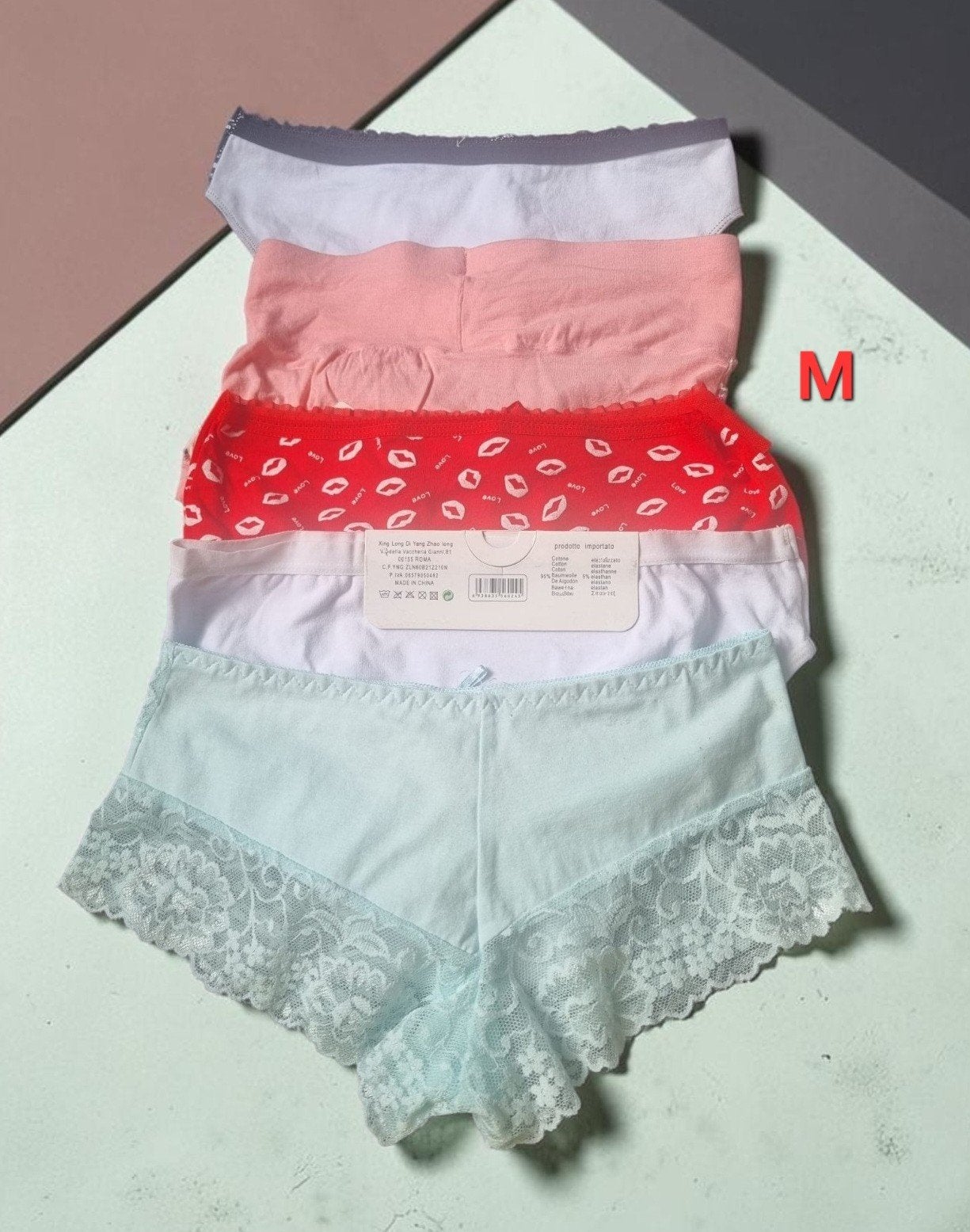 Set van 5 Nieuwe Damesslips Maat M/L, Kleding | Dames, Ondergoed en Lingerie, Rosa Junio, Ophalen of Verzenden, Meerkleurig, Slip