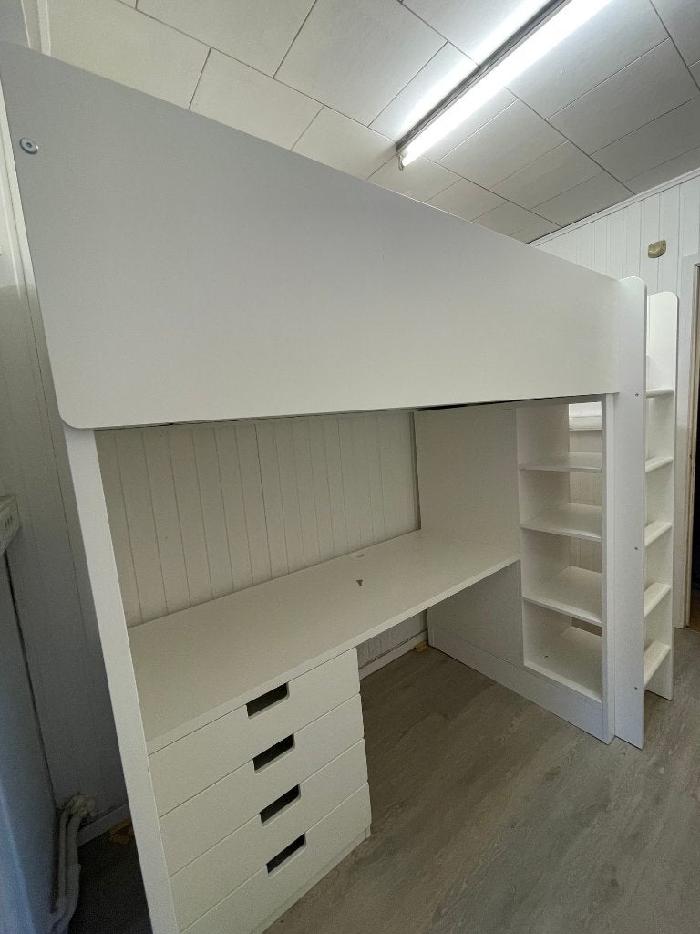 Hoogslaper met bureel, Enlèvement, Utilisé, Lit mezzanine