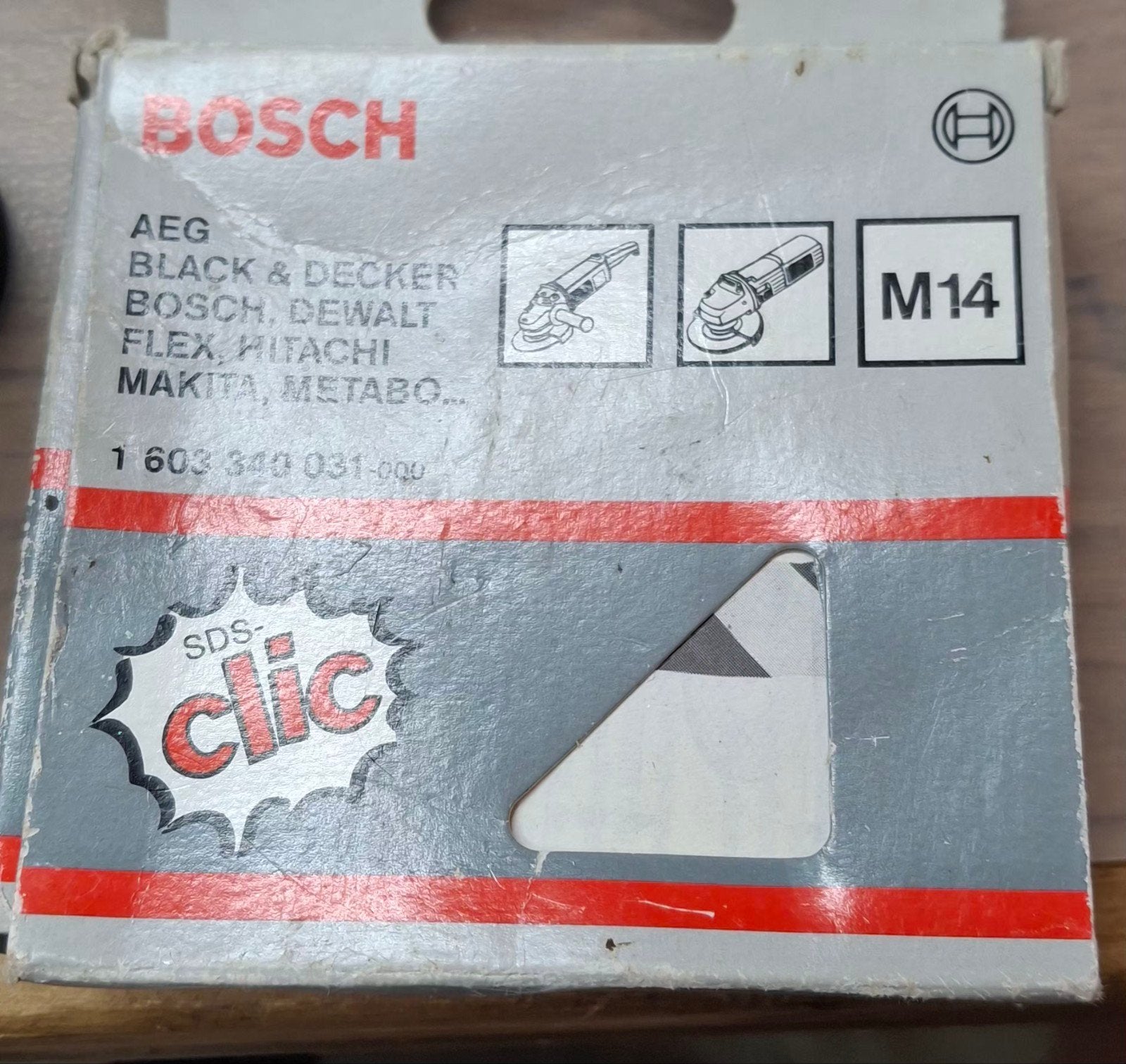 snelspanmoer  voor  bosh haakse slijpmachines, Ophalen of Verzenden, Nieuw