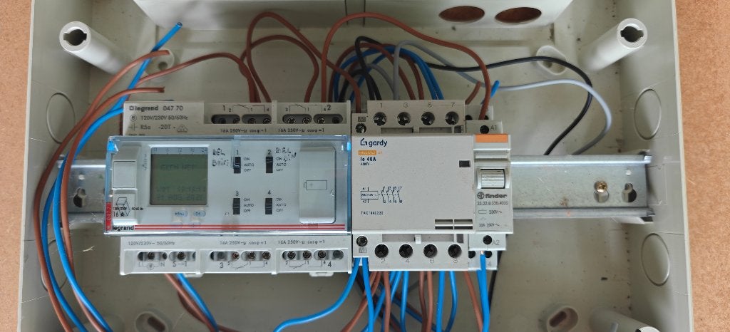LEGRAND - 004770 + Gardy magneetschakelaar 4xNO 40A 230V, Bricolage & Construction, Enlèvement, Comme neuf