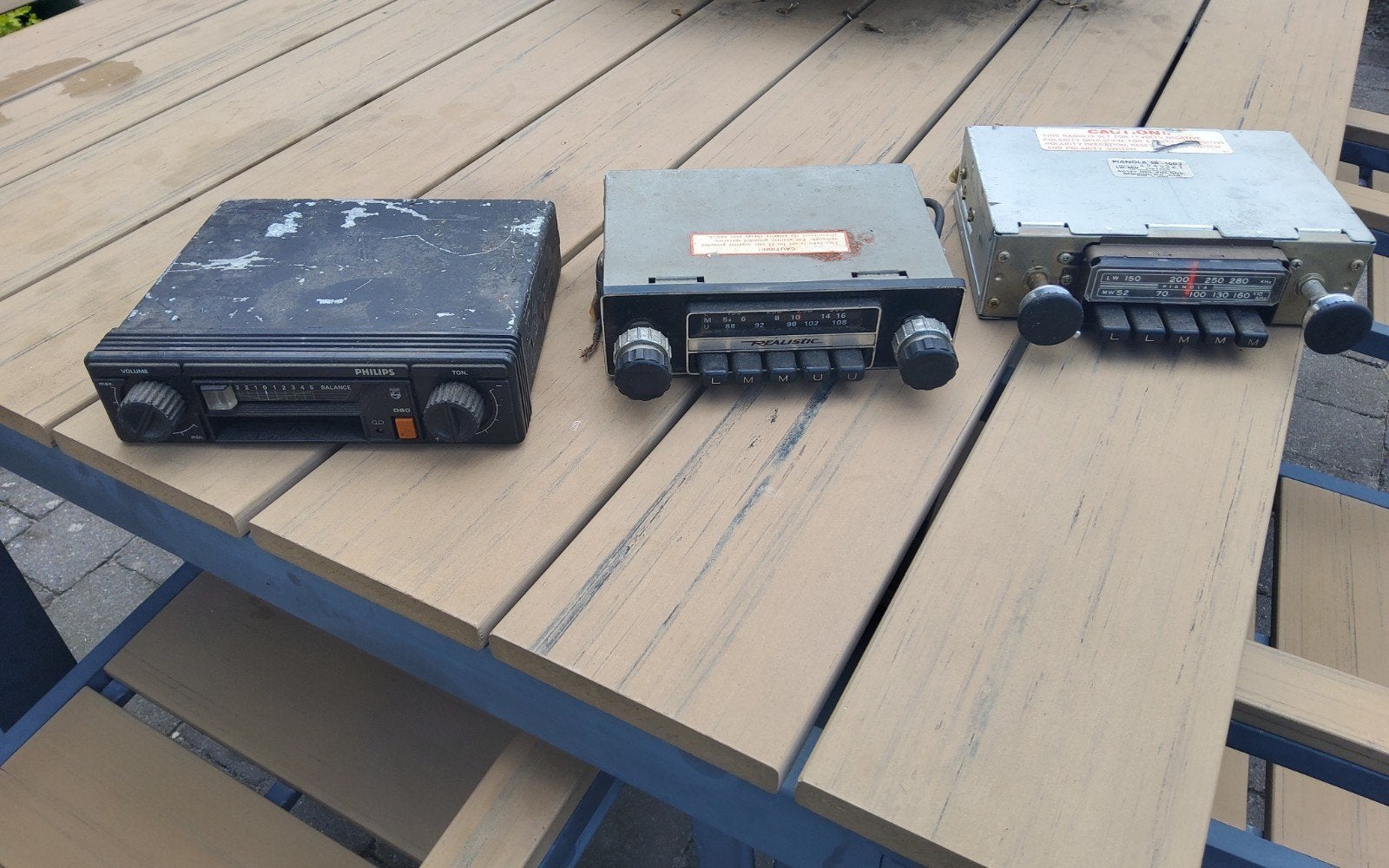 oude vintage autoradio, Enlèvement ou Envoi