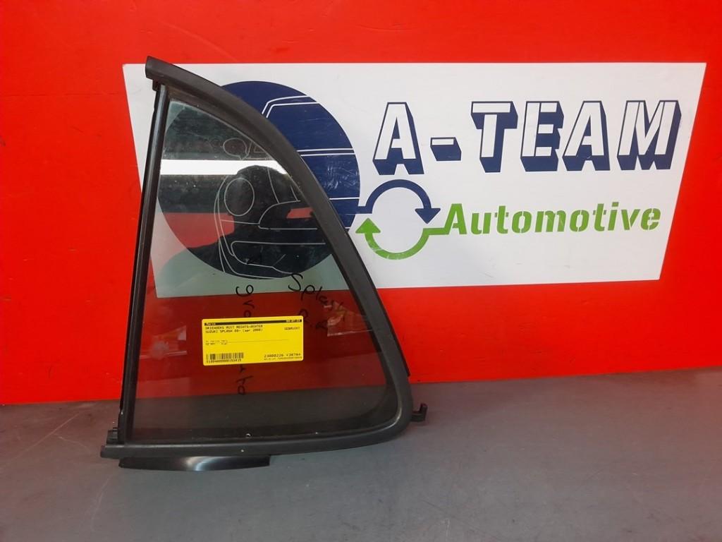 VITRE CUSTODE ARRIÈRE DROIT Suzuki Splash (01-2008/12-2015), Utilisé, Suzuki