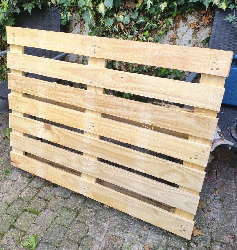gratis pallet, Doe-het-zelf en Bouw, Ophalen, Nieuw, 50 mm of meer, Pallet