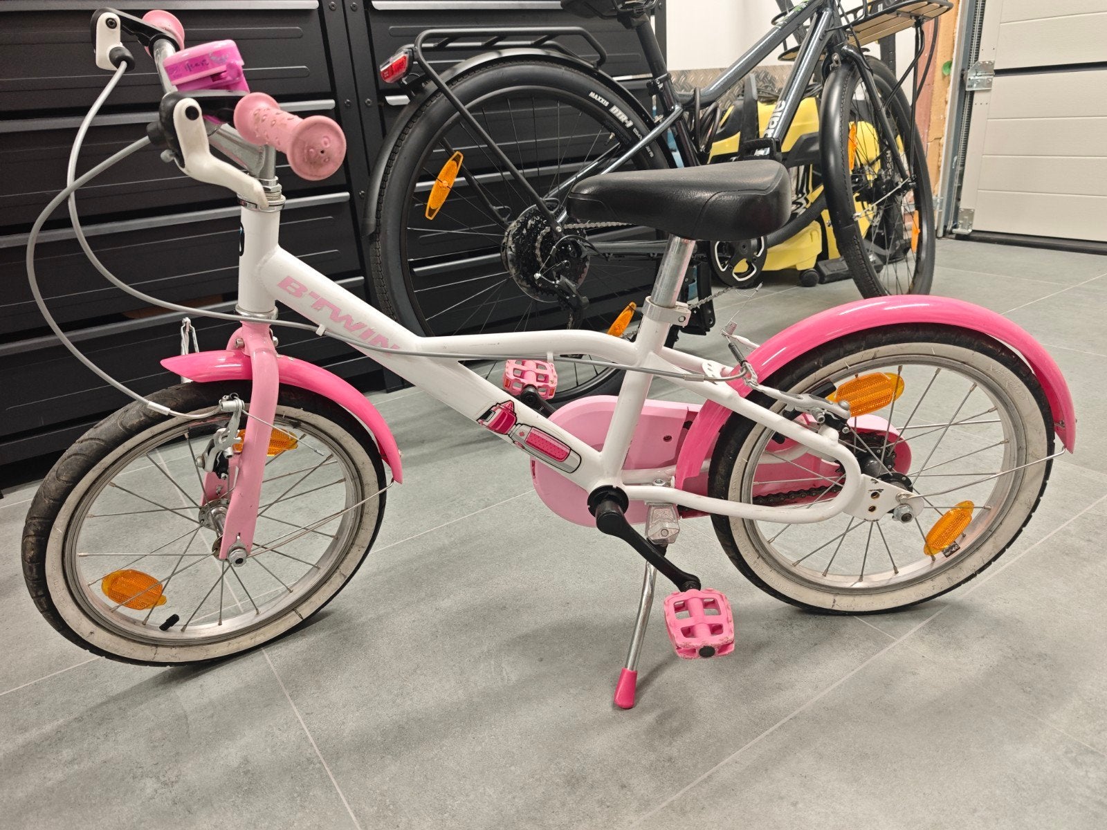 Vélo fille B'TWIN 16 pouces (4-6 ans), Vélos & Vélomoteurs, Vitesses, Frein sur jante, Enlèvement, Utilisé