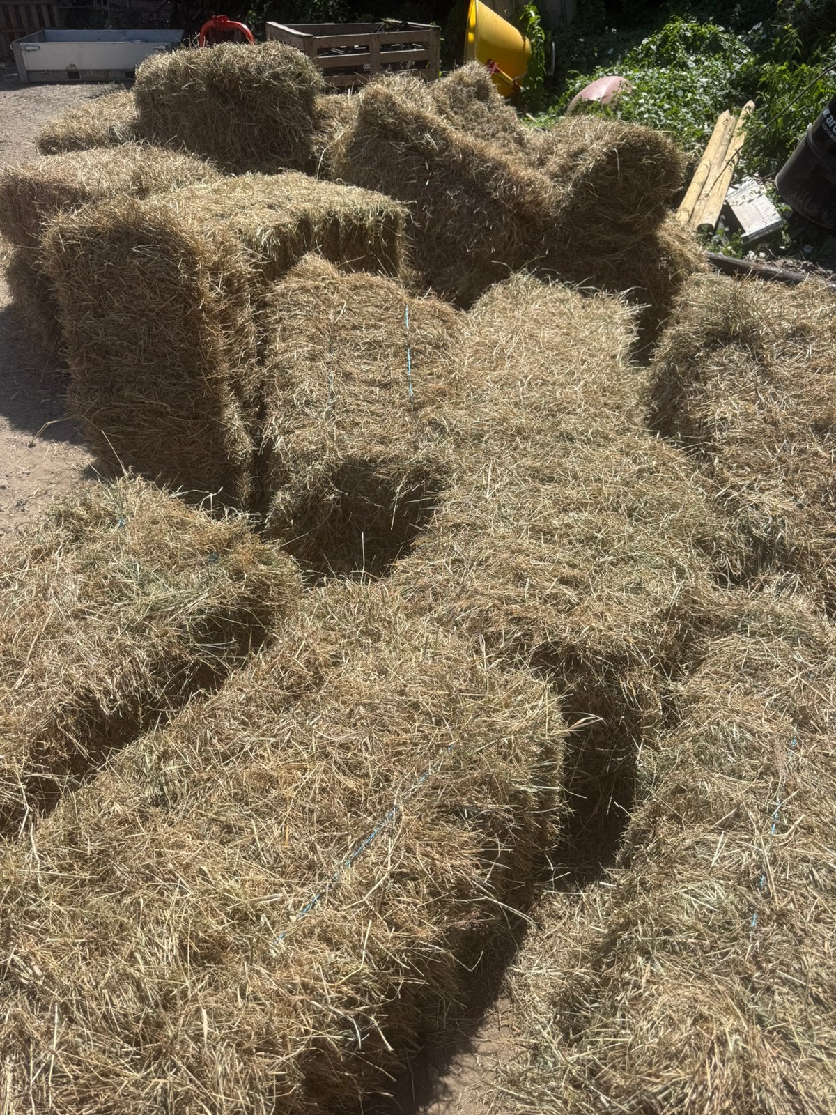 Kleine balen hooi