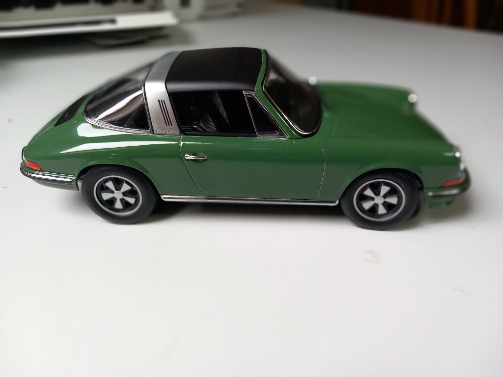 Porsche 911 Targa verte  1973 NOREV   1/18, Verzenden, Nieuw, Auto, Norev