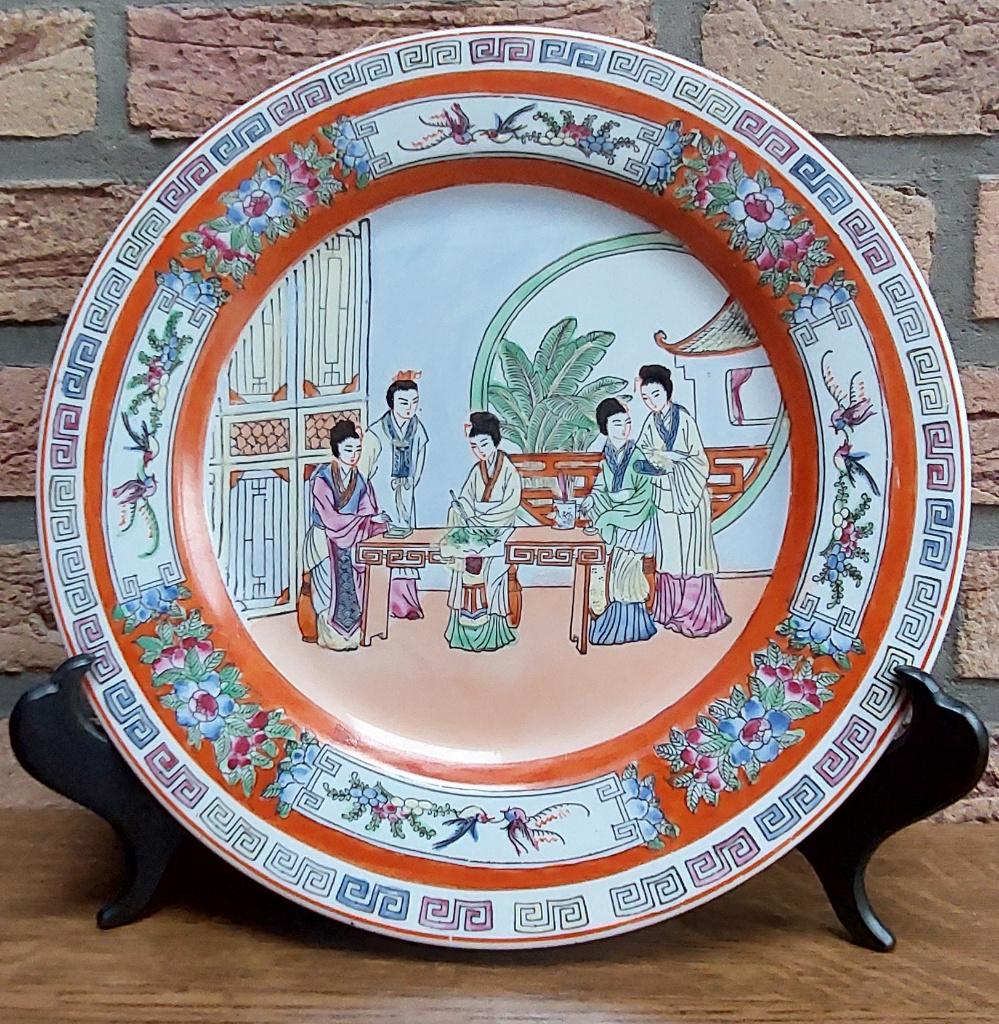 Assiette en porcelaine chinoise - 1940 et après, Antiquités & Art, Enlèvement
