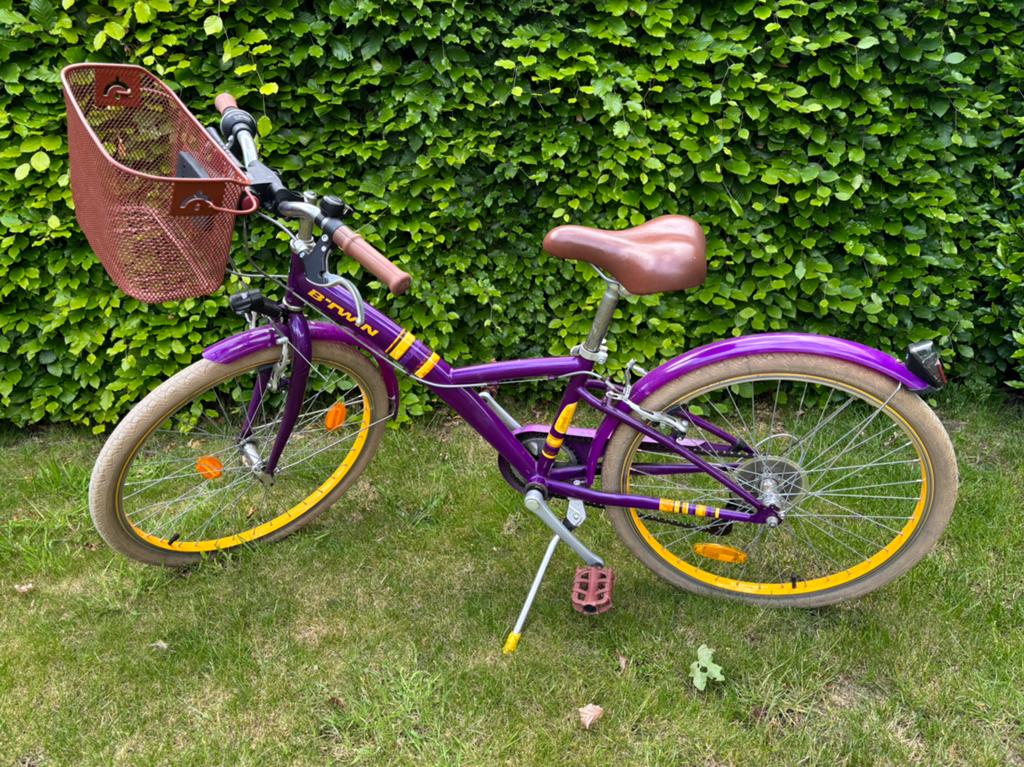 Btwin kinderfiets 24 inch, Fietsen en Brommers, Fietsen | Meisjes, Ophalen, 24 inch, Versnellingen