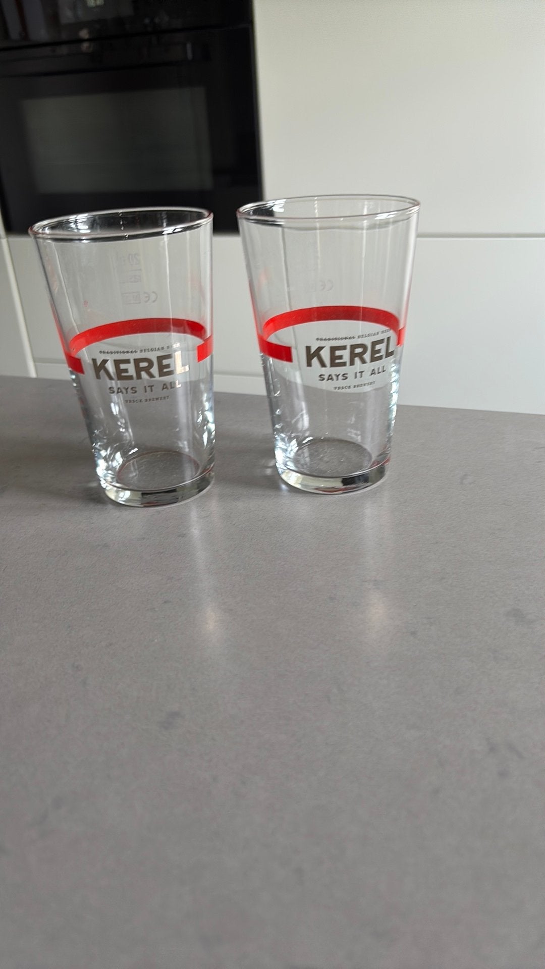 Kerel proefglaasjes 20cl, Verzamelen, Biermerken, Ophalen of Verzenden, Zo goed als nieuw