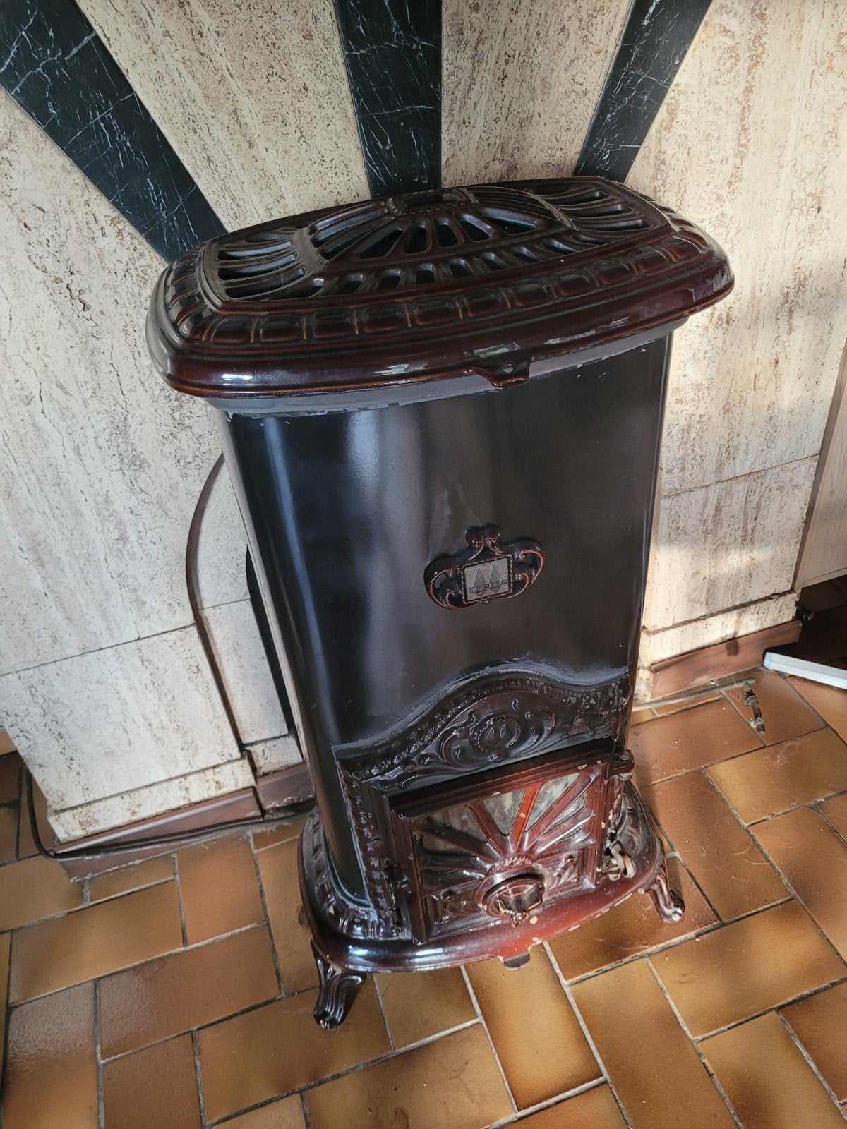 poele bois charbon, Maison & Meubles, Poêles, Autres carburants, Poêle à charbon, Enlèvement, Utilisé