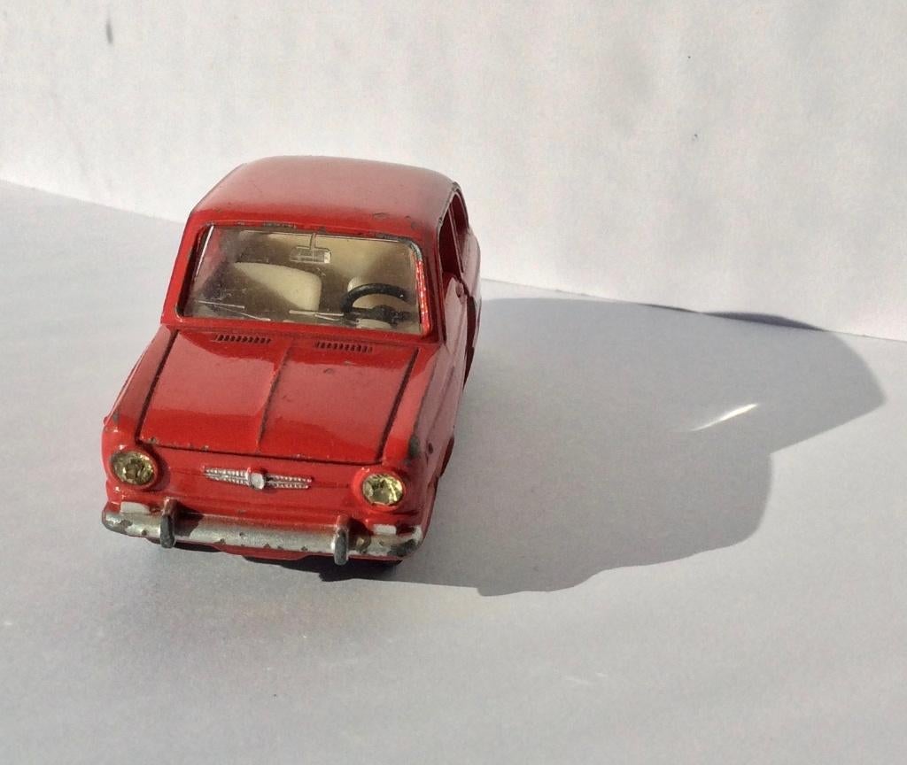 Dinky Toys 509 - Fiat 850 - Frans, Ophalen of Verzenden, Gebruikt, Auto, Dinky Toys