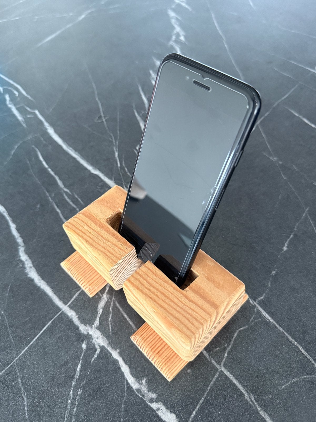 Houten telefoonhouder, Telecommunicatie, Telefoonhouders, Ophalen of Verzenden